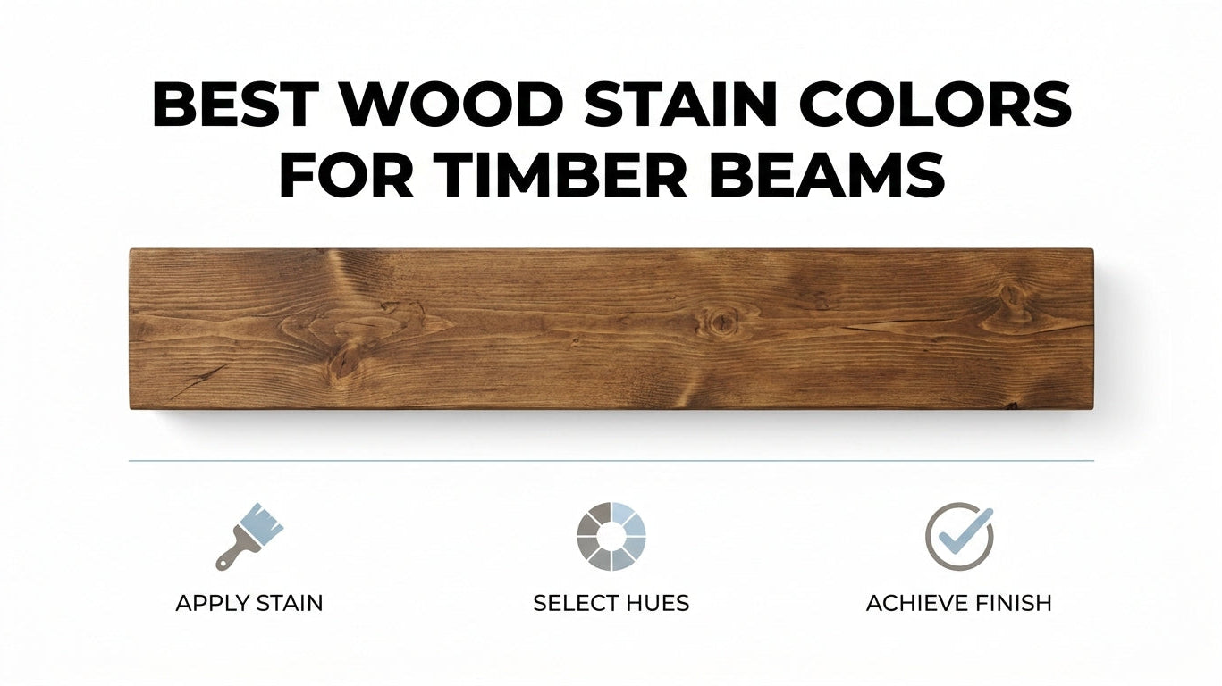 Best Wood Stain Colors for Timber Beams