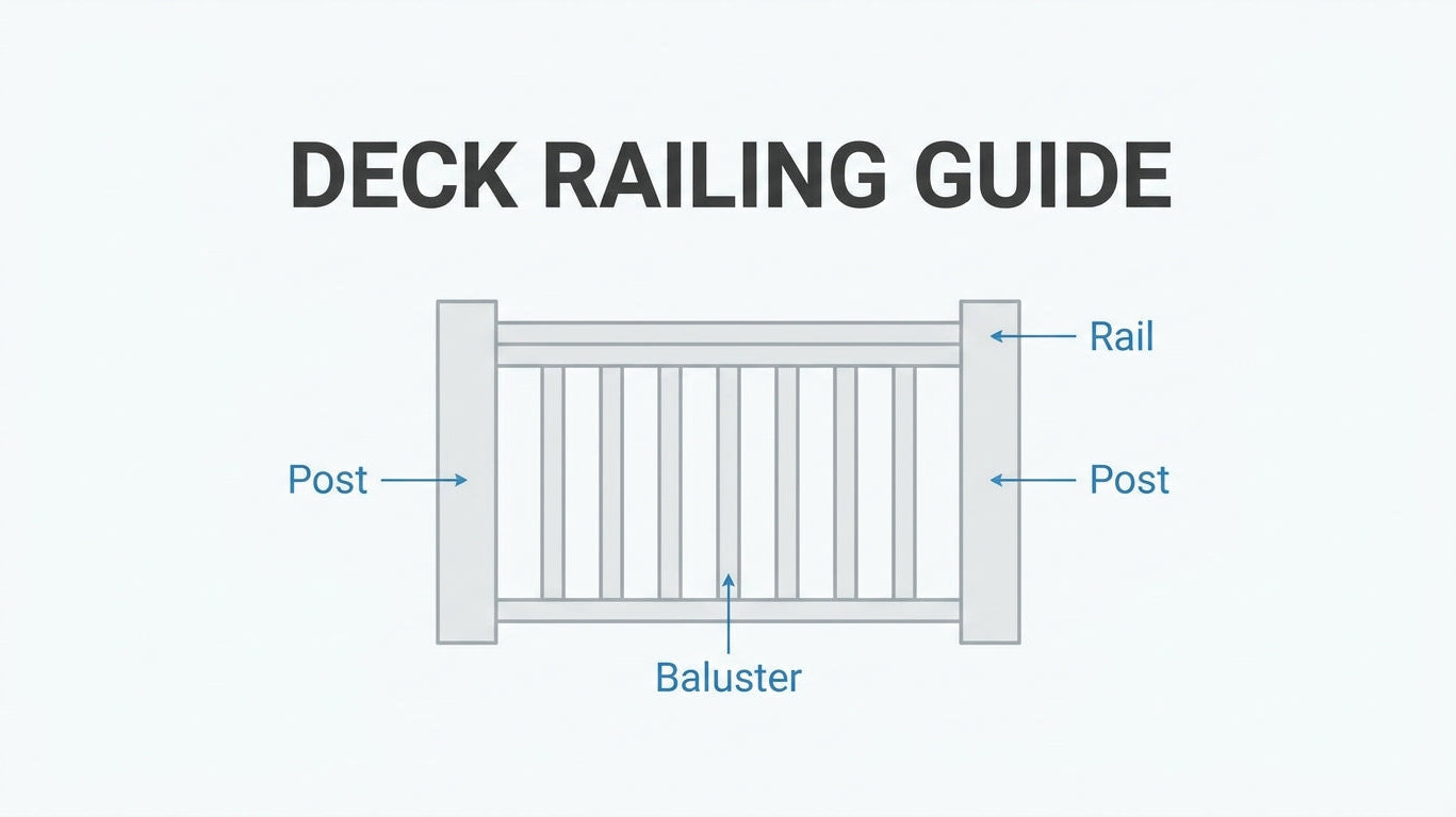 Deck Railing Choosing Guide By Types and Materials