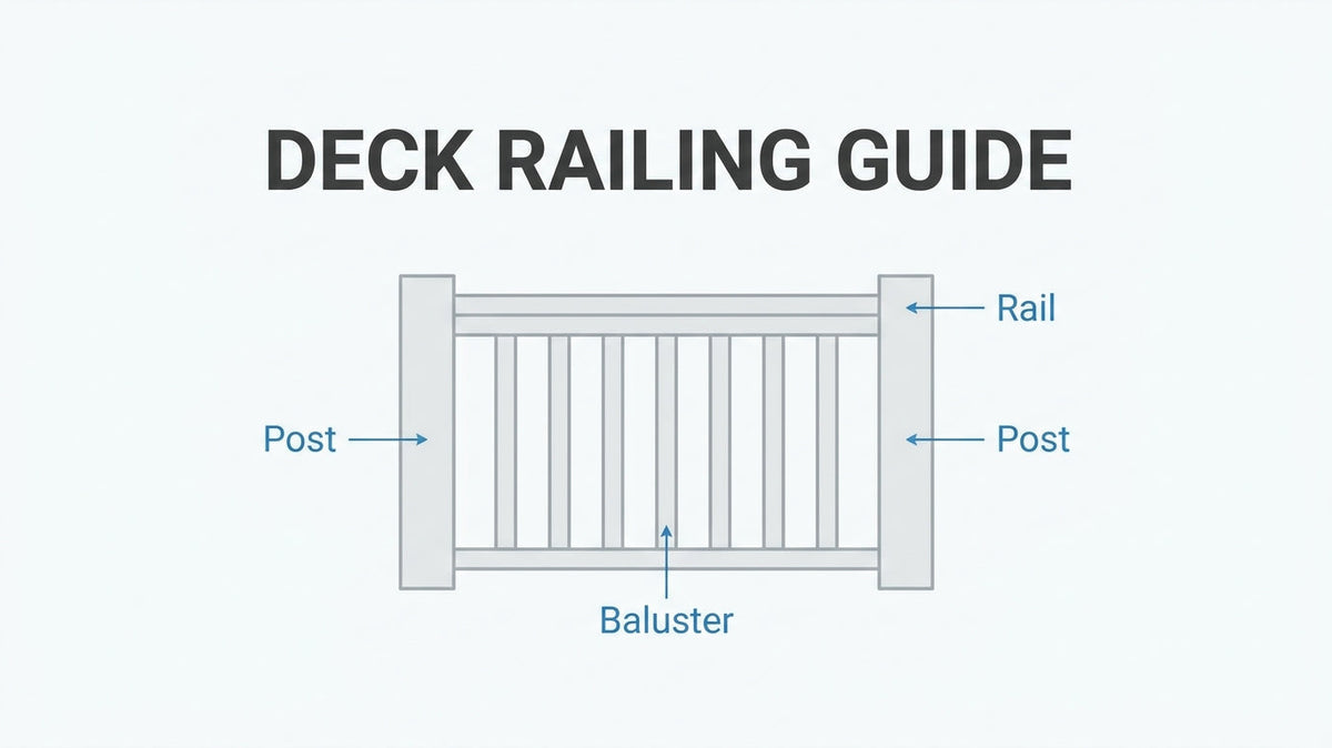 Deck Railing Choosing Guide By Types and Materials