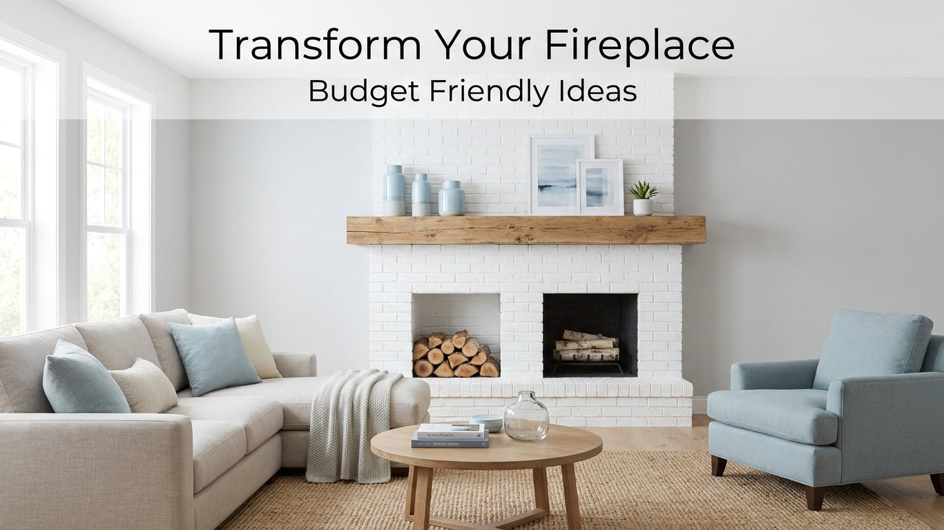 Fireplace Makeover Ideas on DIY Budget