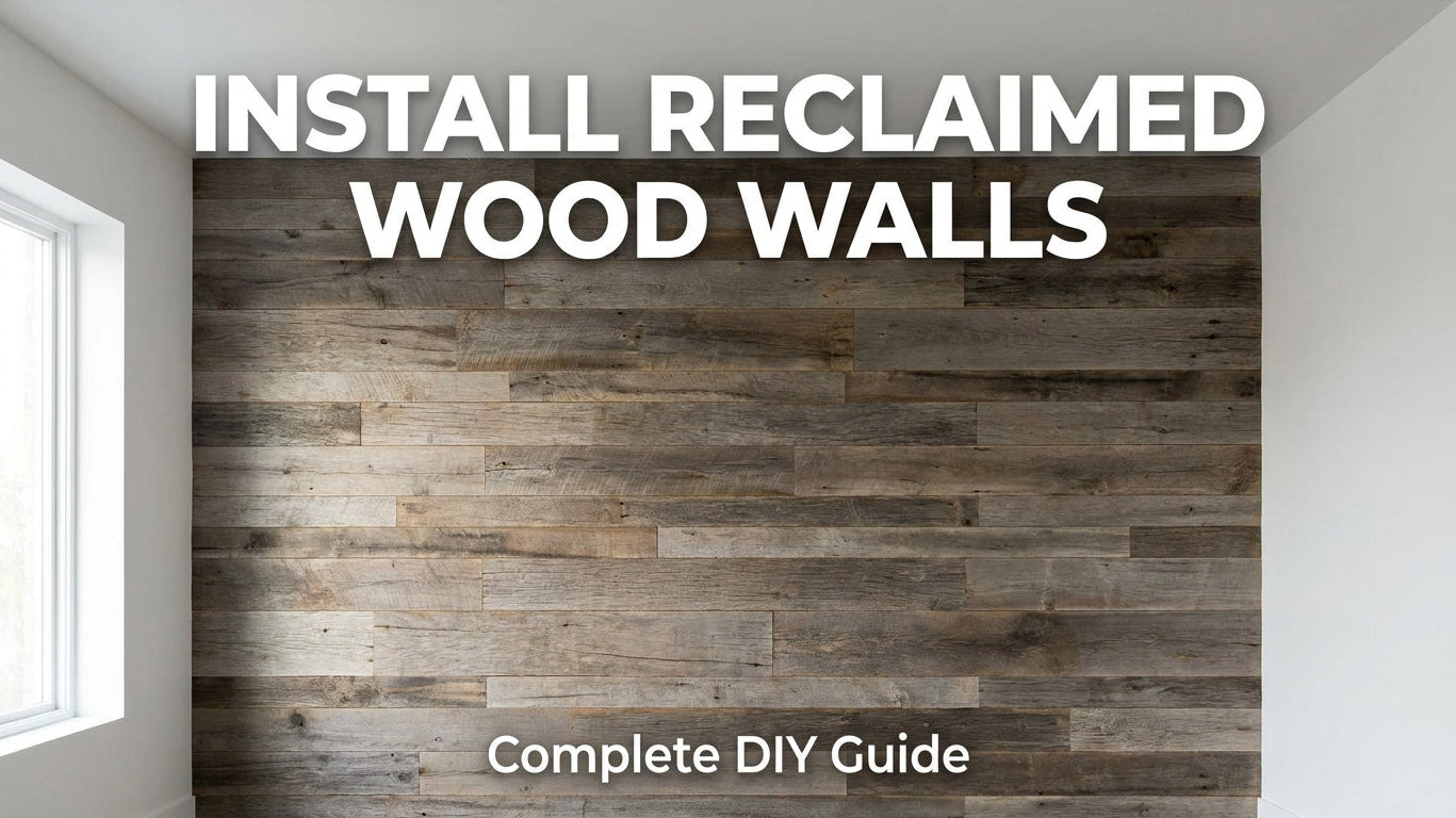 Reclaimed Wood Accent Wall DIY Guide