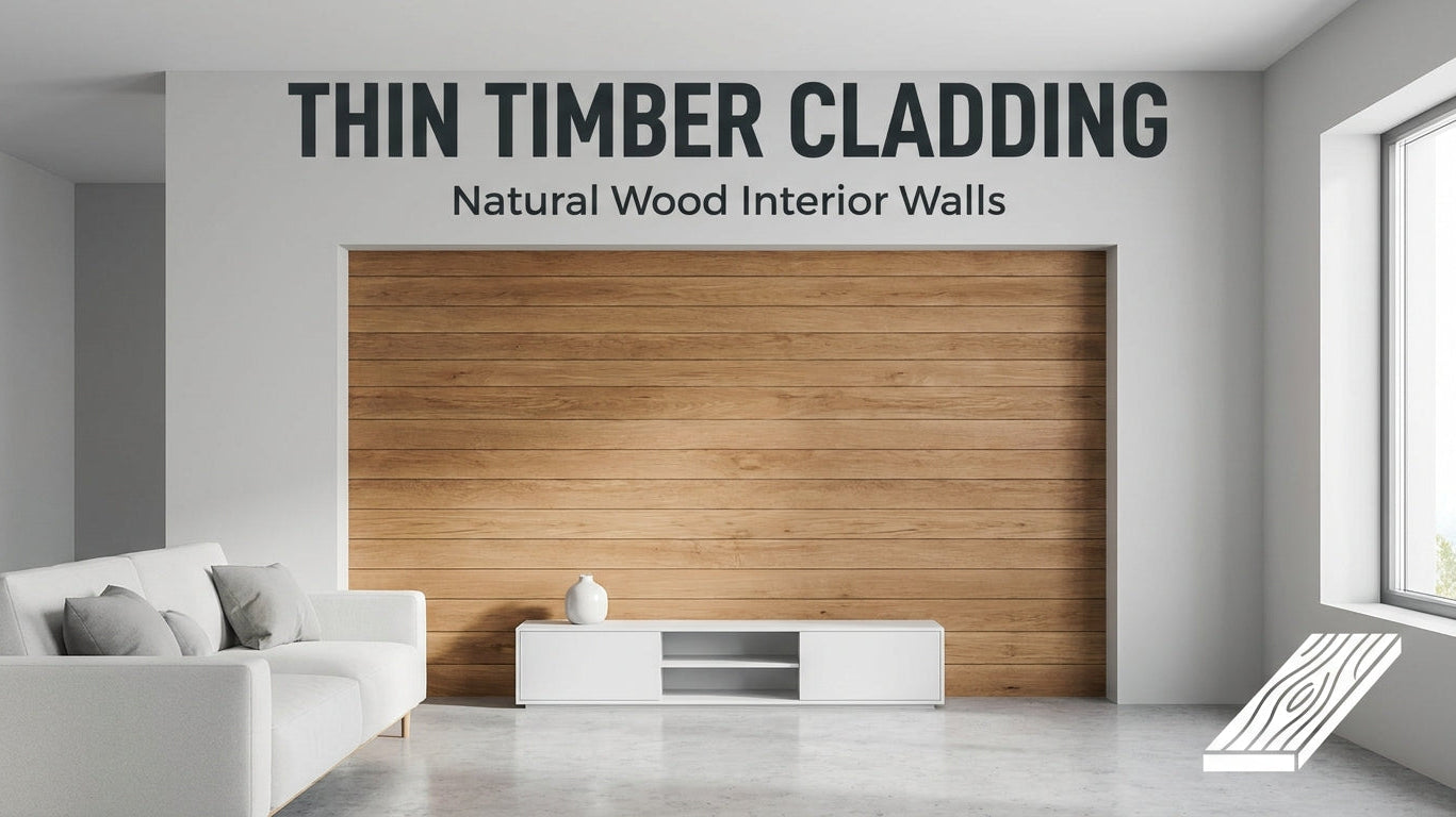 Thin Timber Cladding for Interior Wood Walls