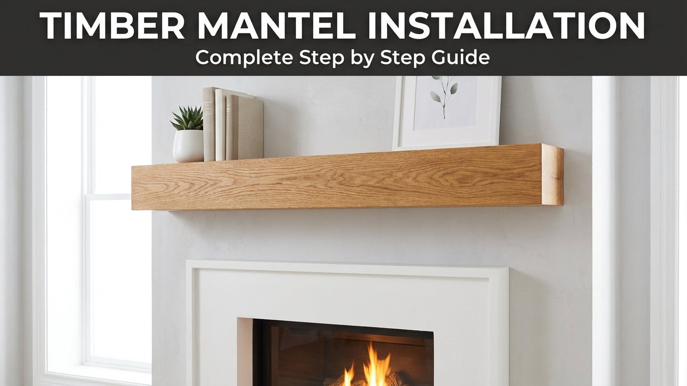 Timber Mantel Shelf Installation Guide