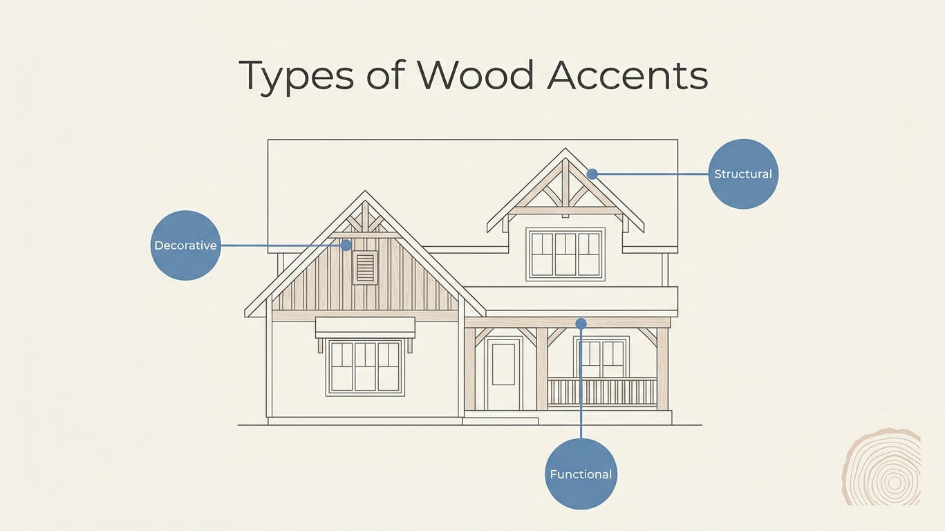 Types of Exterior Wood Accents