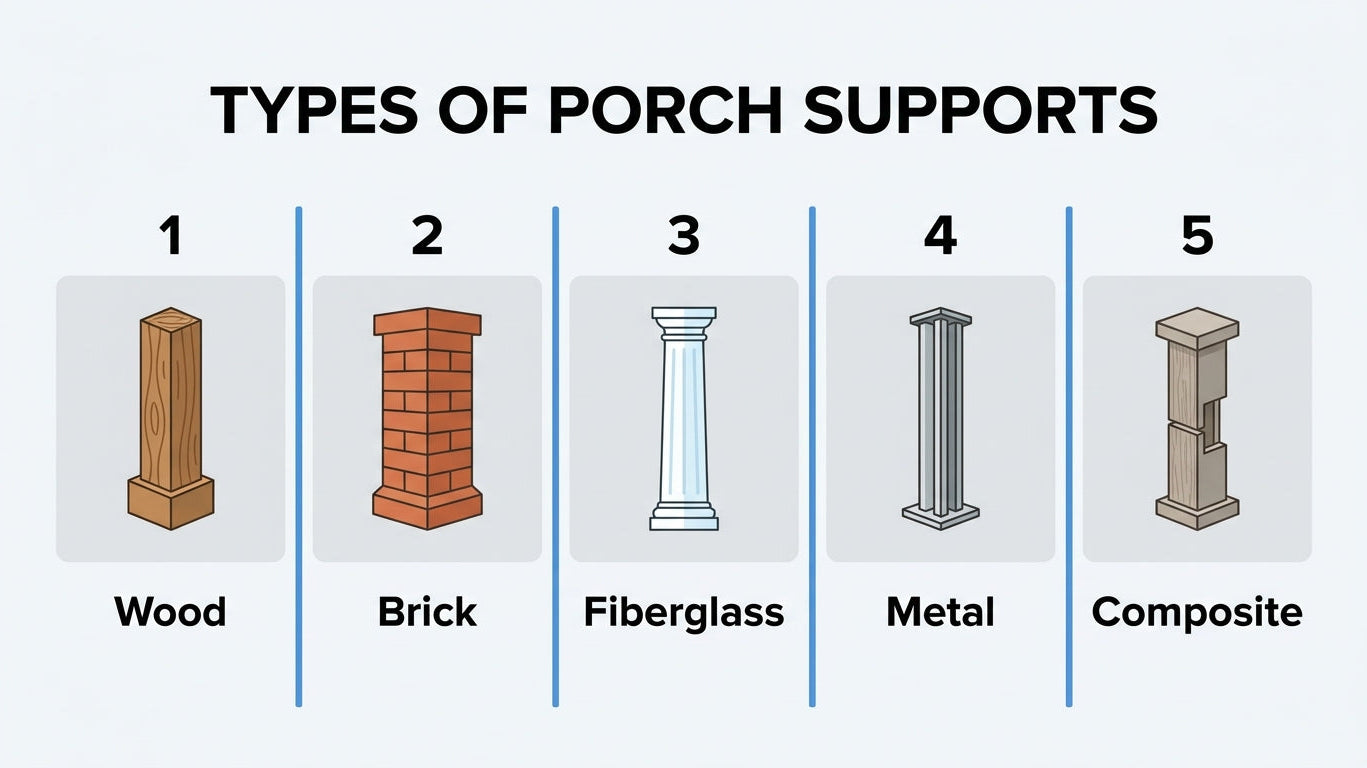 Types of Porch Supports