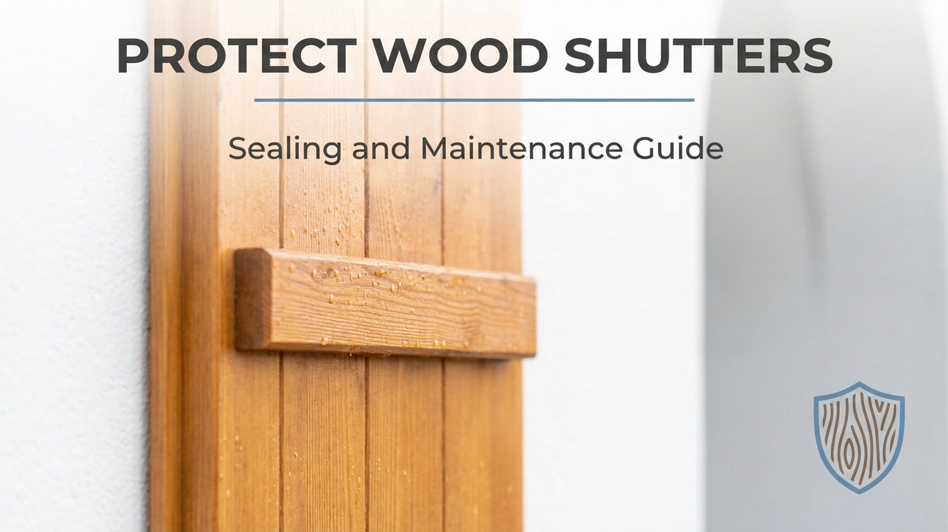 Protect Wood Shutters Through Sealing and Maintenance