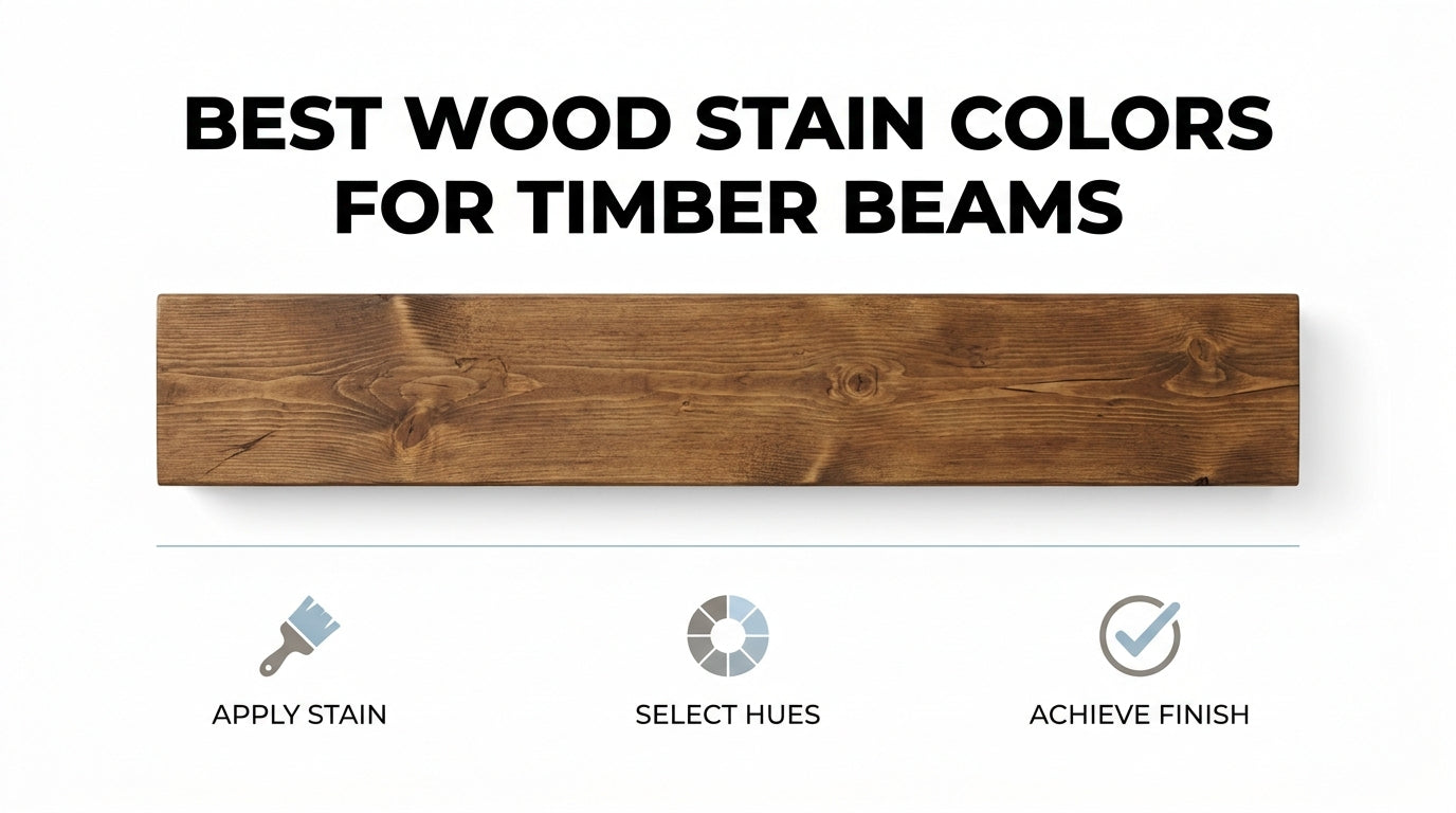 Best Wood Stain Colors for Timber Beams