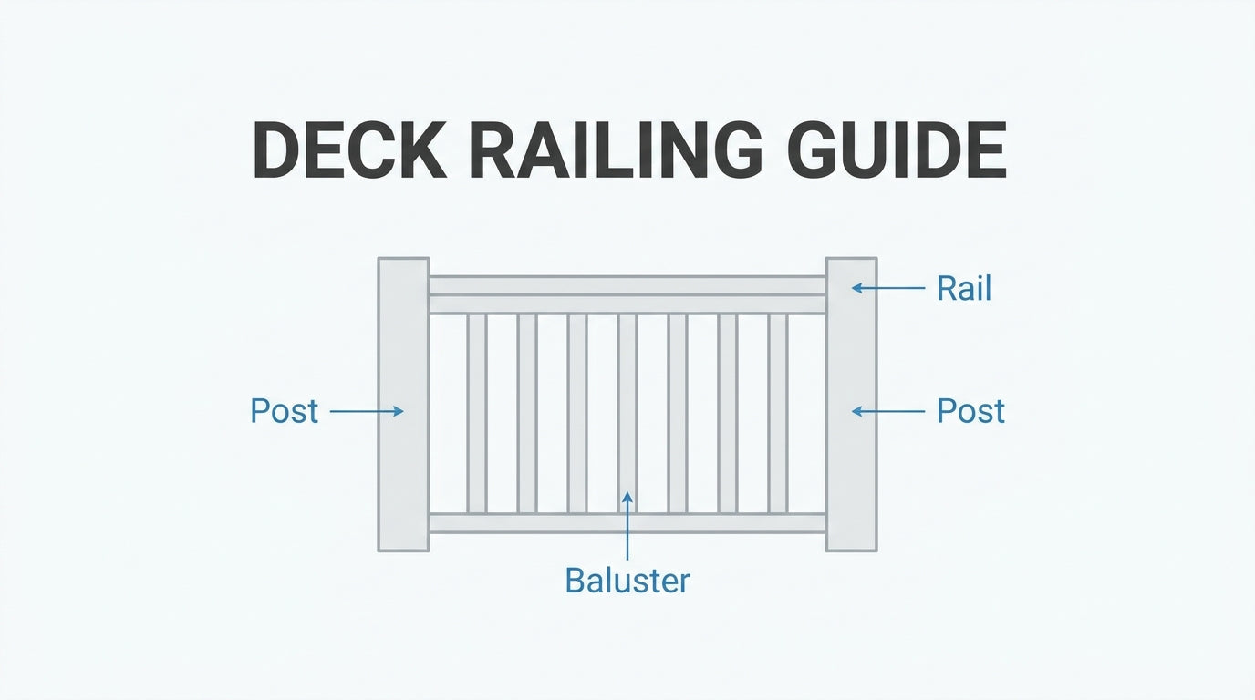 Deck Railing Choosing Guide By Types and Materials 