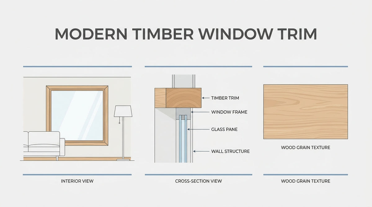 Modern Timber Trim for Windows: New Styles & Ideas – Tar River Timber Works