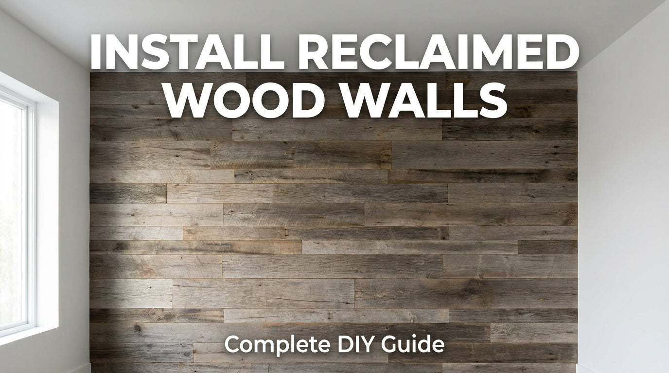 Reclaimed Wood Accent Wall DIY Guide