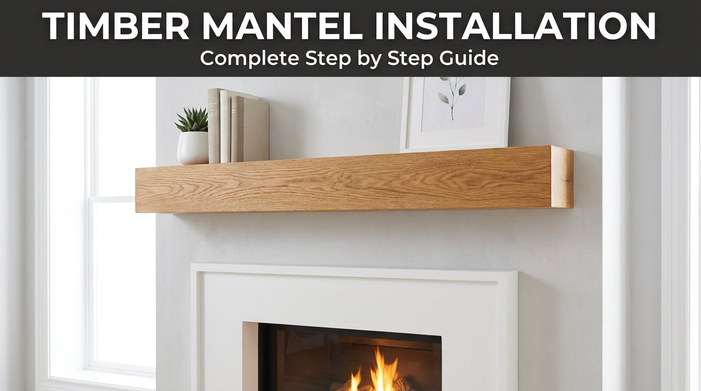 Timber Mantel Shelf Installation Guide