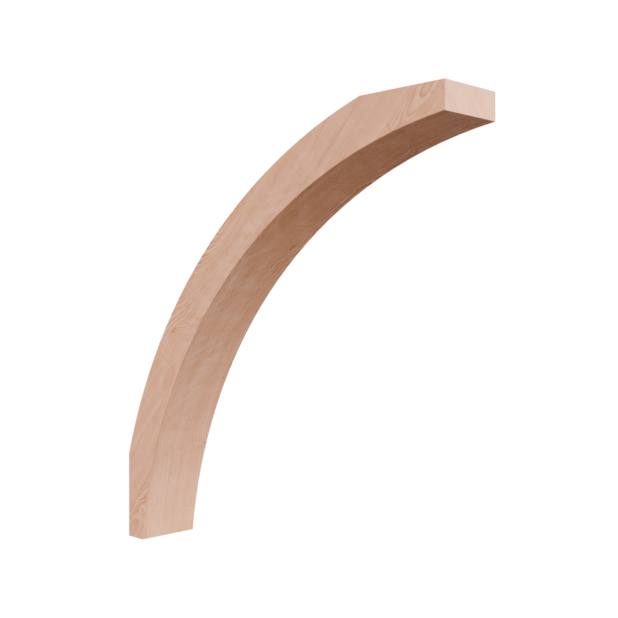 Timber Brace-Wrightsville Coll.-34-1/4"x34-1/4"-Western Red Cedar-7.25" Bandsawn / No Finish / No Pre-Drill
