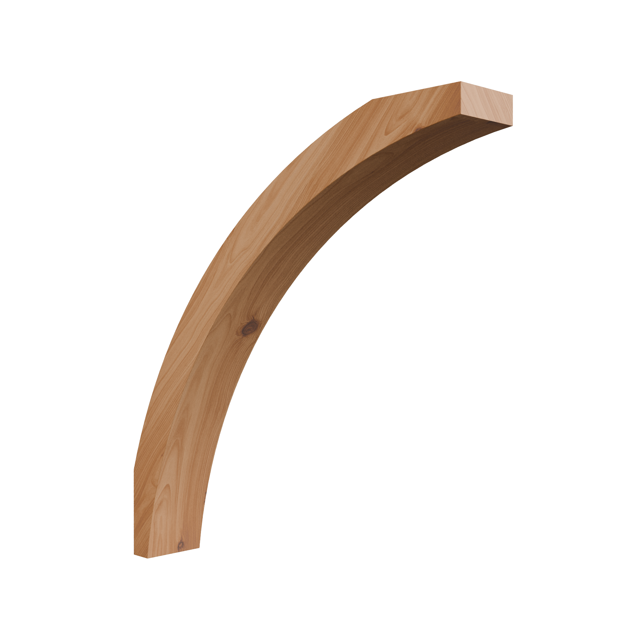 Timber Brace-Wrightsville Coll.-34-1/4"x34-1/4"-Western Red Cedar-7.25" Bandsawn / No Finish / No Pre-Drill